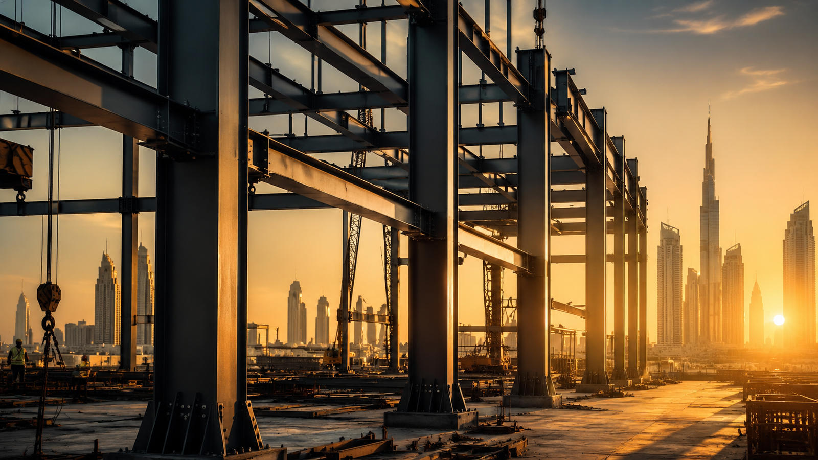HD structural steel construction image