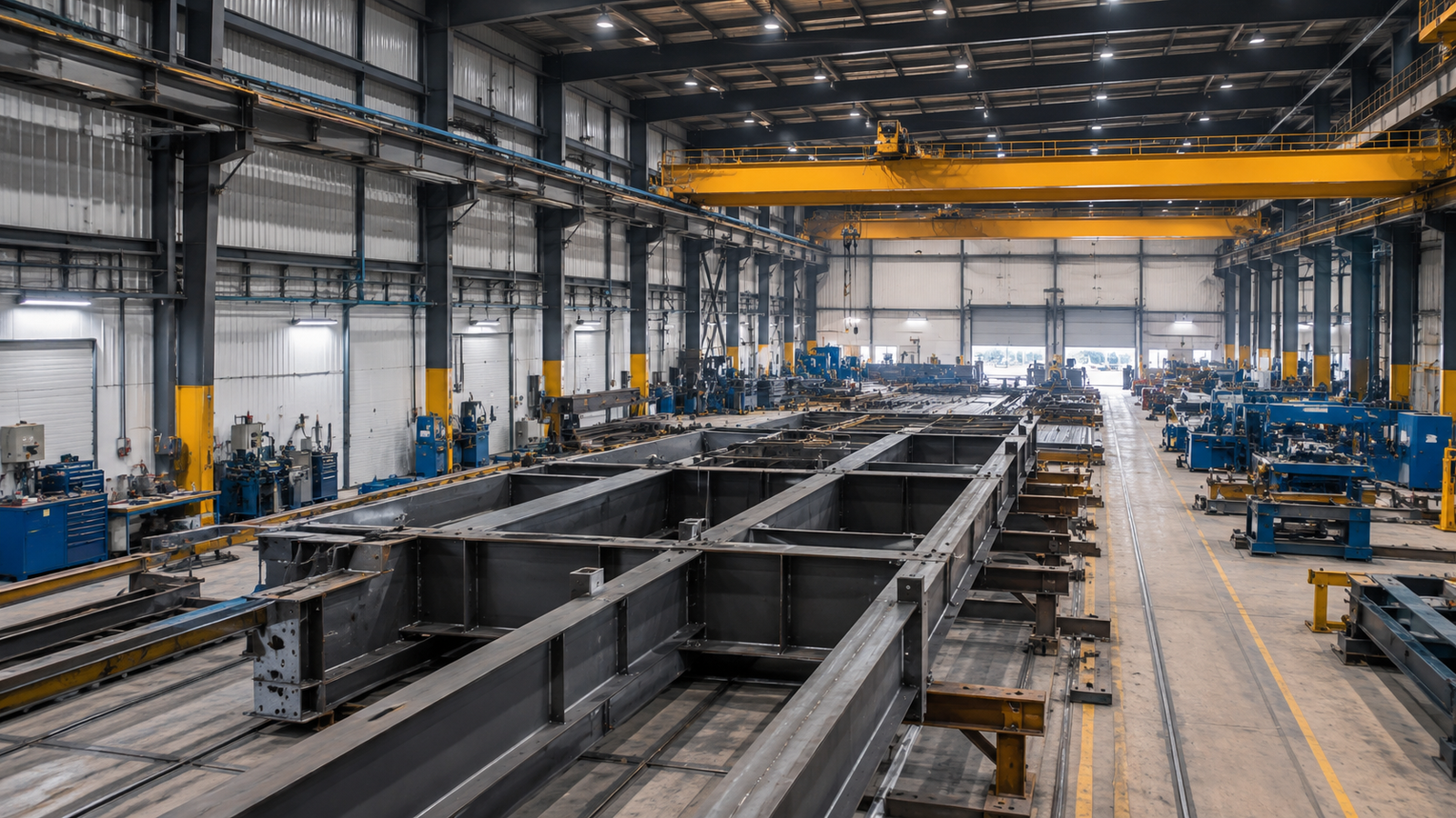 Generated warehouse steel artwork
